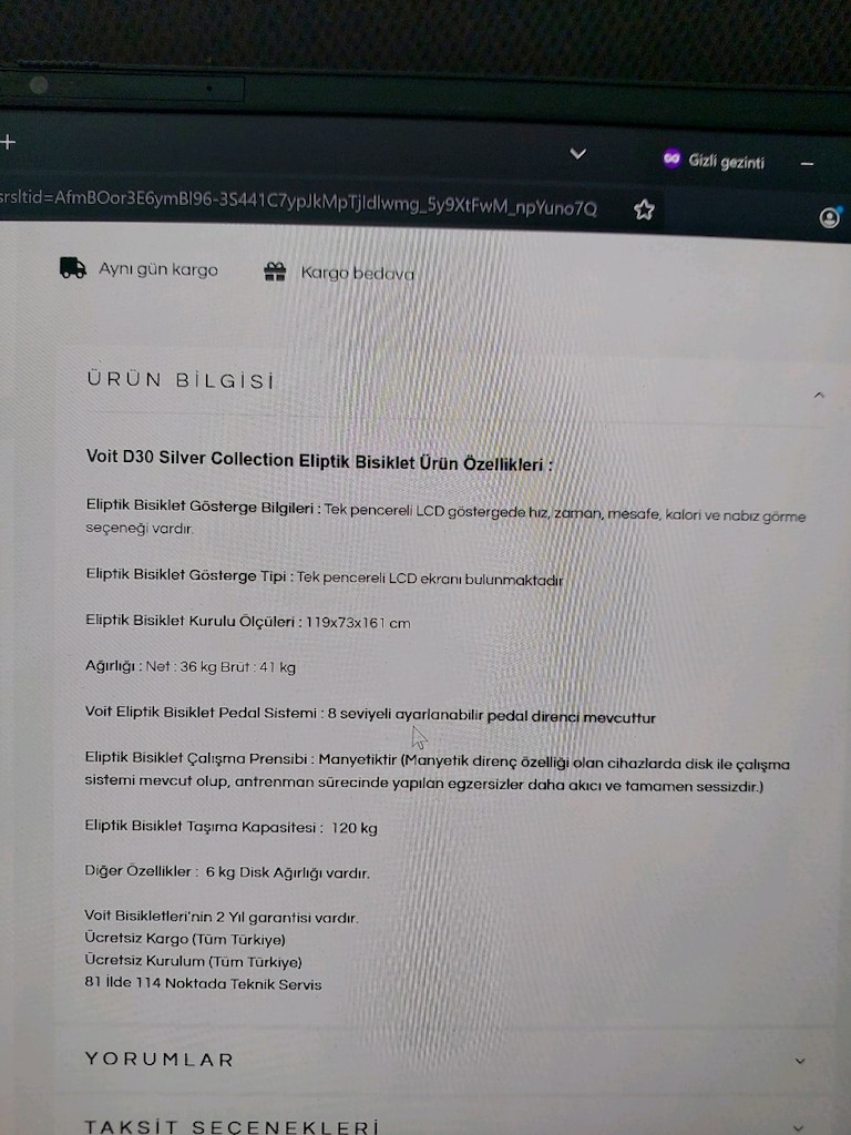 eliptik bisiklet - 2