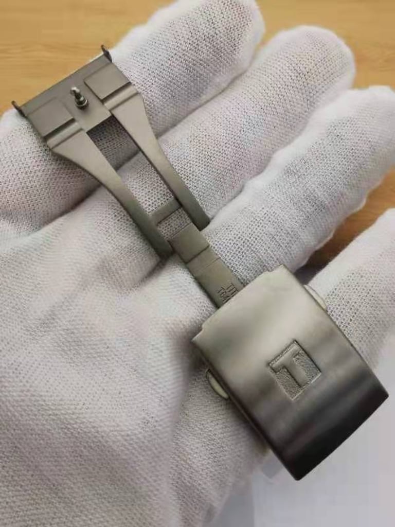 Gümüş Tissot Kauçuk ve Silikon Kordon Tokası 20 mm - 2