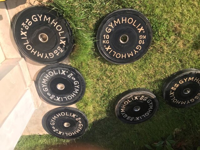 gymholix plakalar 2ser adet 15-10-5-2.5 kg