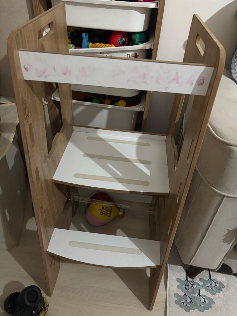 ahşap montessori öğrenme kulesi 2-6 yaş - 2