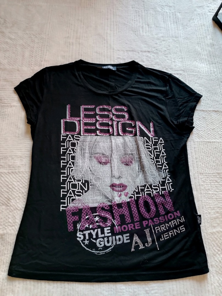 Armani Exchange Kadın Bisiklet Yaka T-Shirt