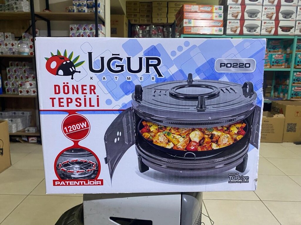 SIFIR . UĞUR . DÖNER TEPSİLİ ELEKTRİKLİ FIRIN.46-46-29 CM - 6