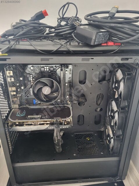 Oyuncu Bilgisayarı-180HZ Samsung Mon-AMD R5 7500F-RTX 4070-16GB