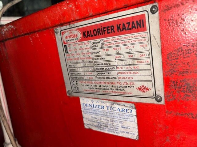 SEZONLUK AZ KULLANILMIŞ KÖMÜR KAZANI