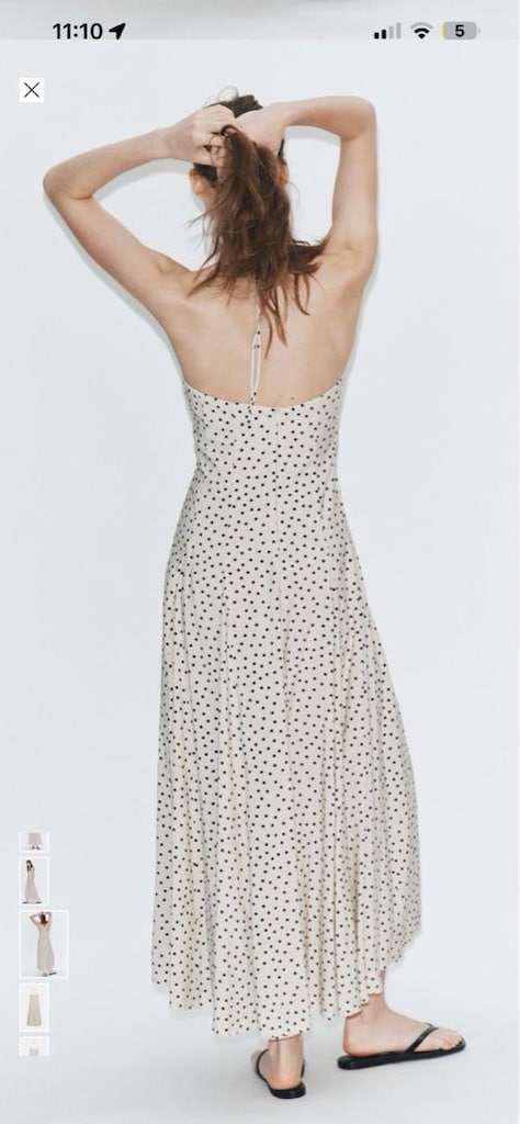 Zara yeni sezon puantiyeli elbise - 4