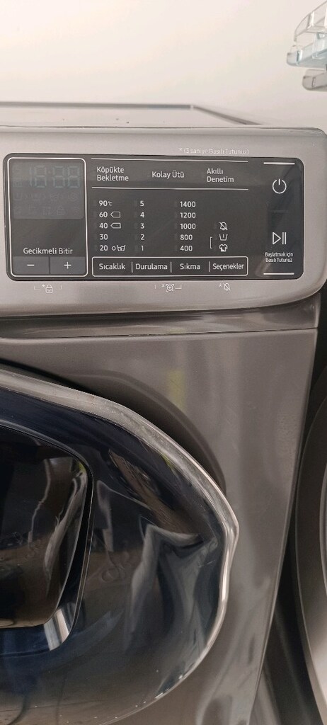 Samsung çamaşır makinesi 10 kg tertemiz sağlam çalışan 1400 devir!!! - 7