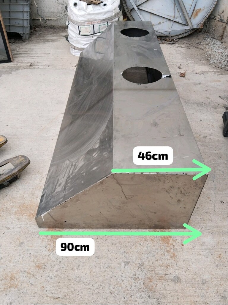 304 Paslanmaz Davlumbaz, Krom Davlumbaz (250cm uzunluk) - 10