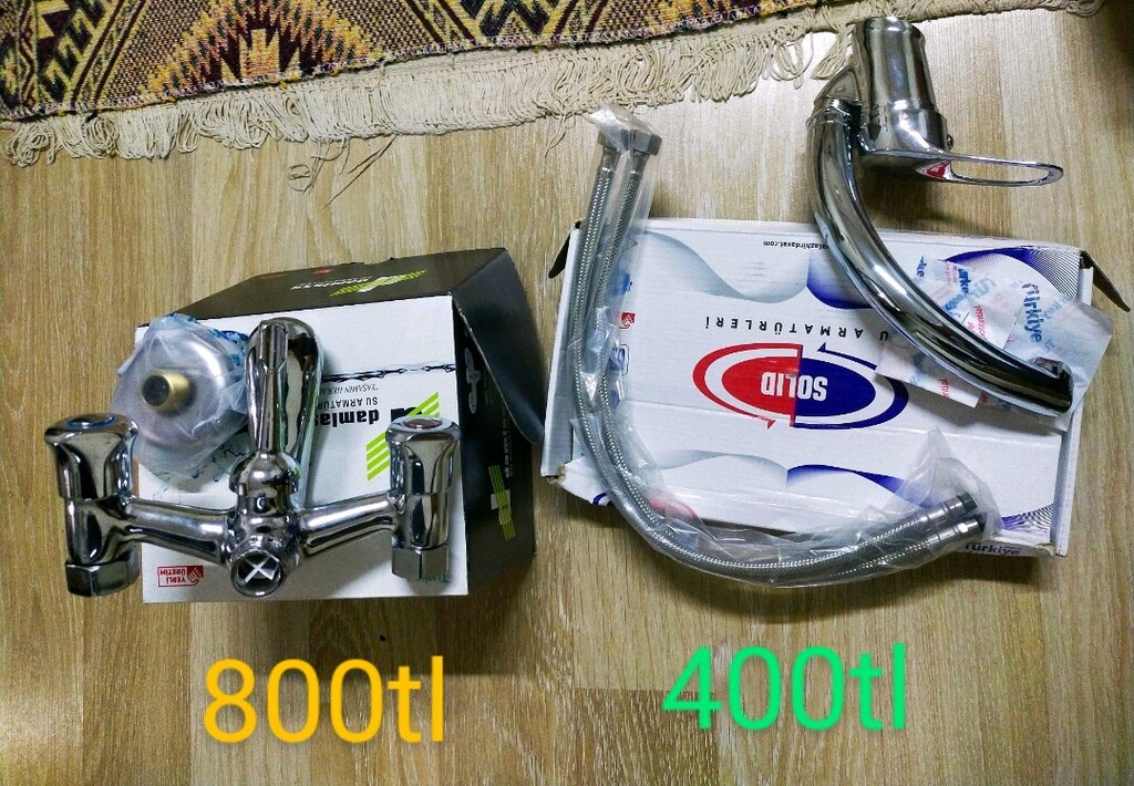 banyo lavabo mutfak bataryası sıfır ürün yerim Bornova - 2