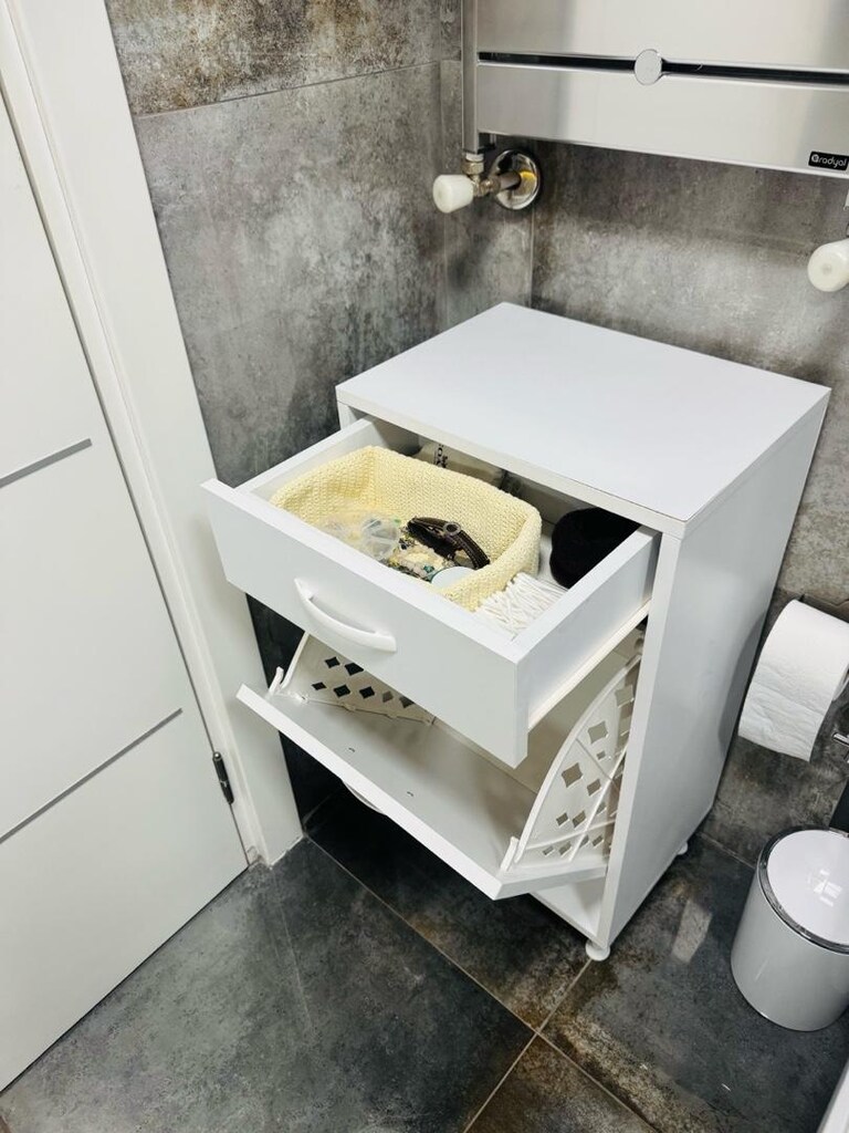 Çamaşır sepetli dolap - 3