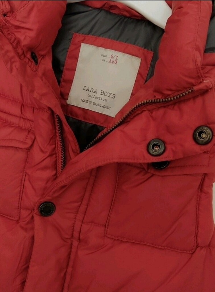 ZARA ŞİŞME YELEK ÇOCUK 6 7 YAŞ mango anorak kapşonlu - 2