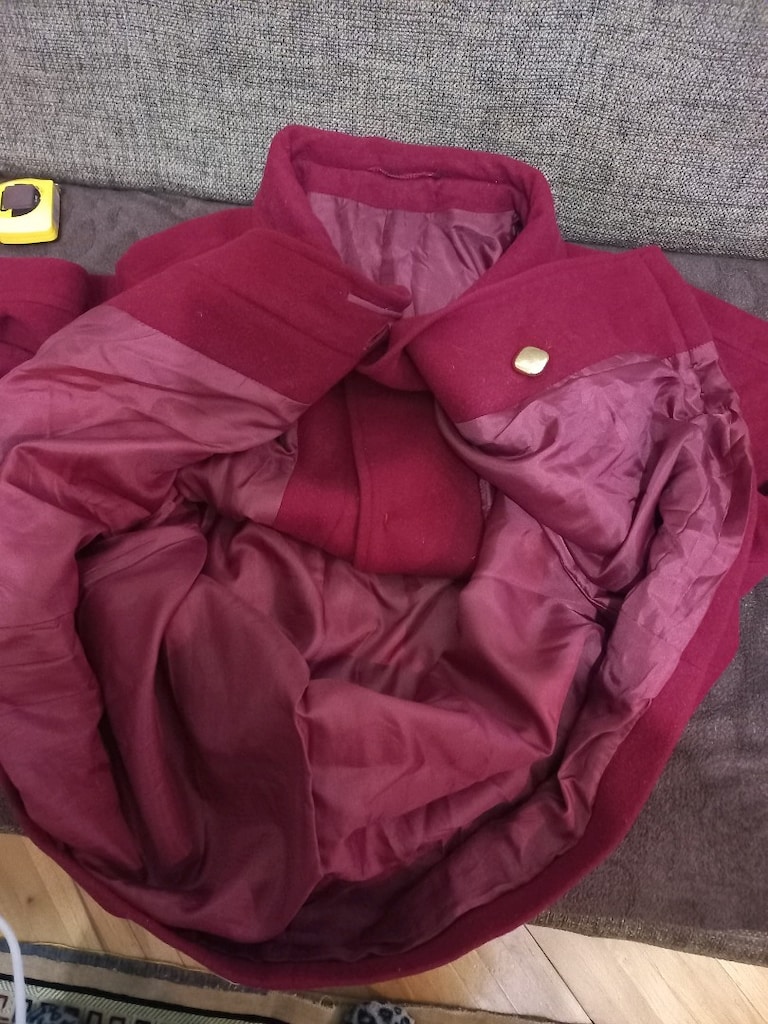 bordo kaşe kaban - 8