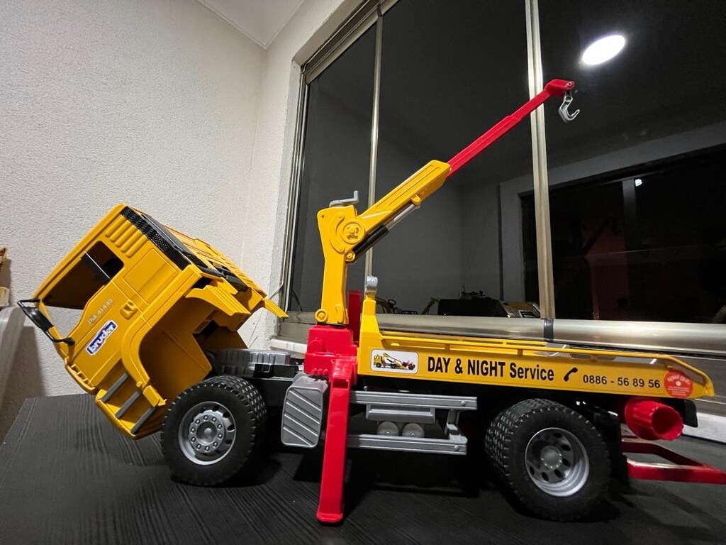bruder MAN-JEEP çekici - 5
