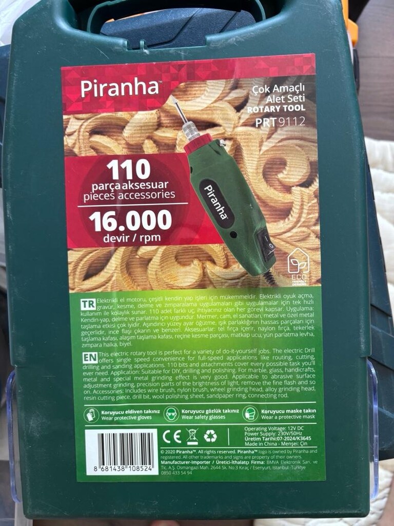 Piranha Çok Amaçlı Alet Seti 110 Parça - 2