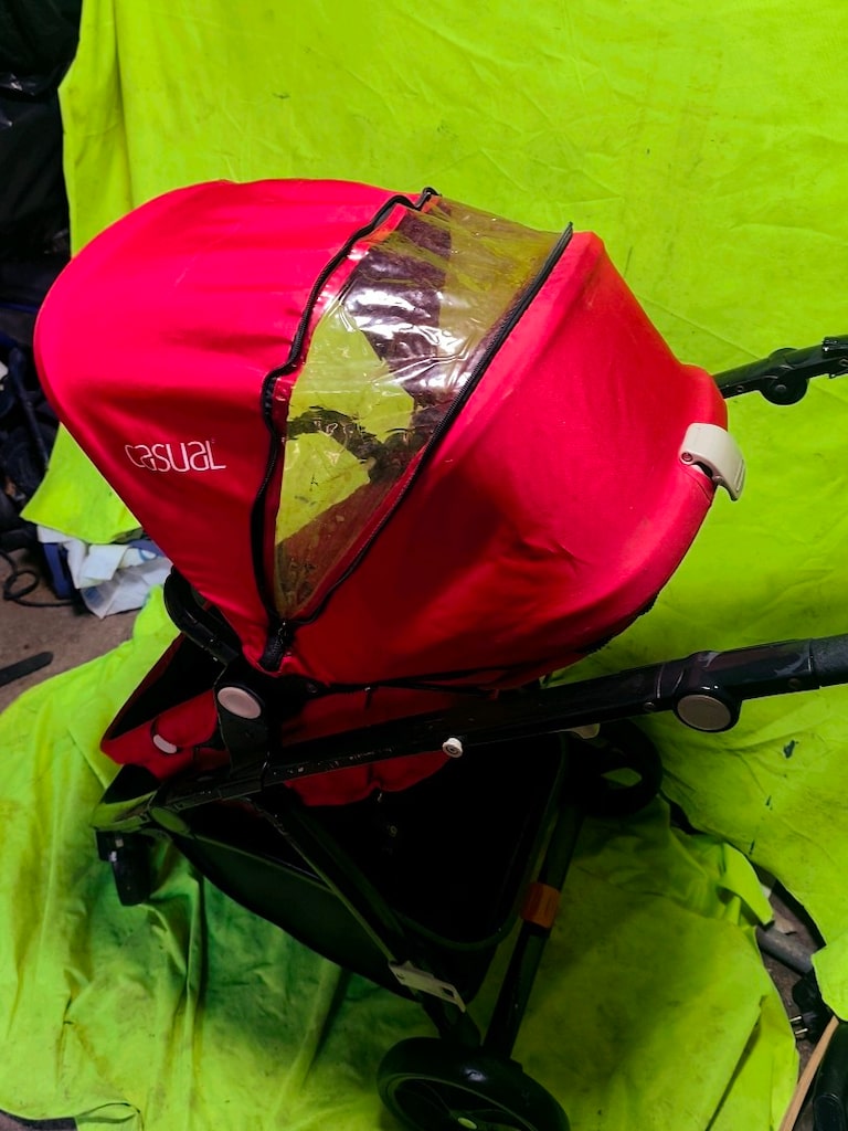 casual marka çift yönlü bebek arabası - 5