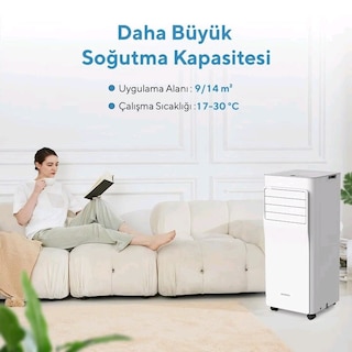 Kumtel Kmpac-7 7000 BTU Portatif R290 Gazlı Taşınabilir Mobil Klima - 6