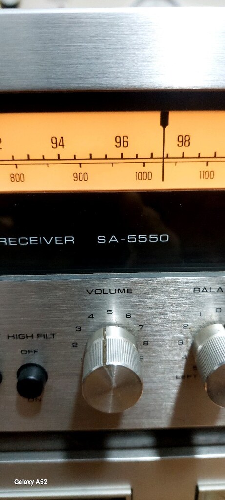 Technics SA5550 RECEIVER almanyadan geldiği gibi temiz - 9