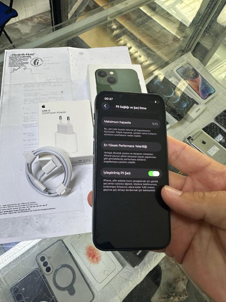 MÜHENDİSCELLDEN YURTİÇİ İPHONE 13 MİNİ ORJİNAL KUTU FATURA - 9