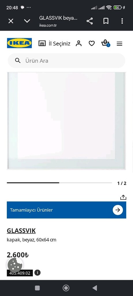 İkea Besta Sındvık Dolap kapağı
