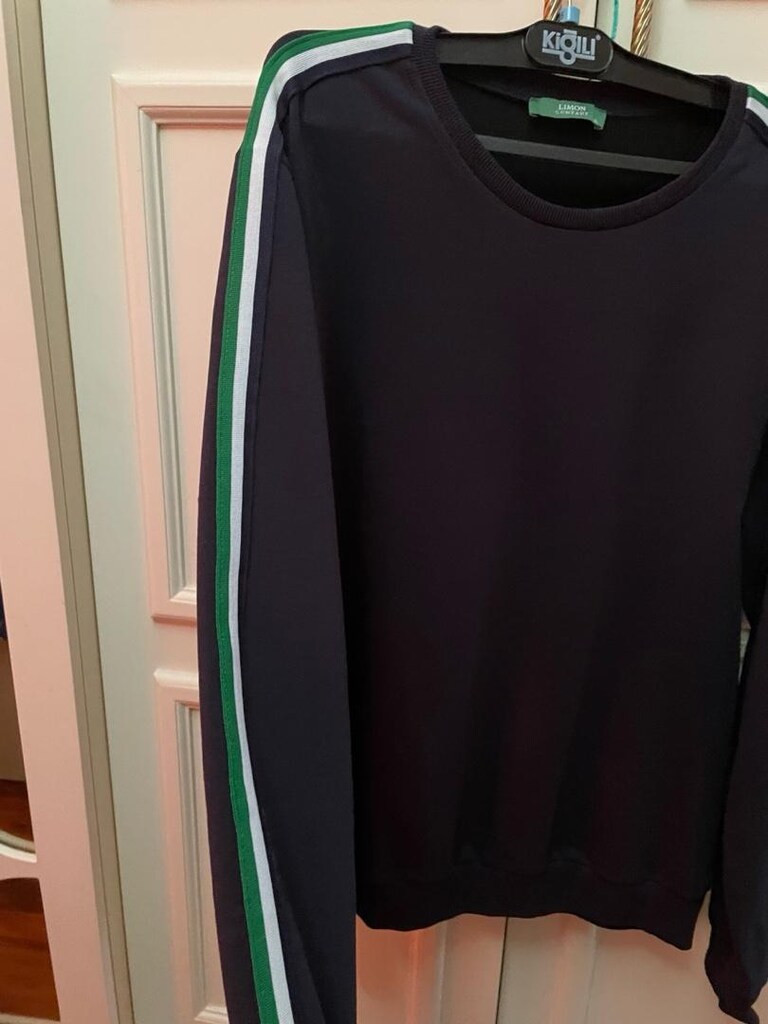 limon company sweatshirt siyah yanları şeritli - 3