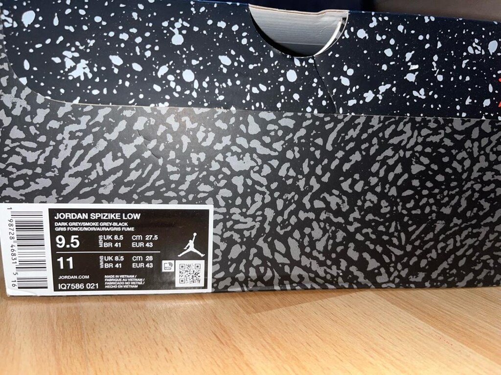 Nike Jordan Spikize Low Koyu Gri - 9