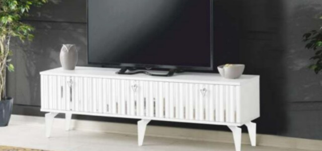 Maye Dubai Gümüş Tv Sehpası