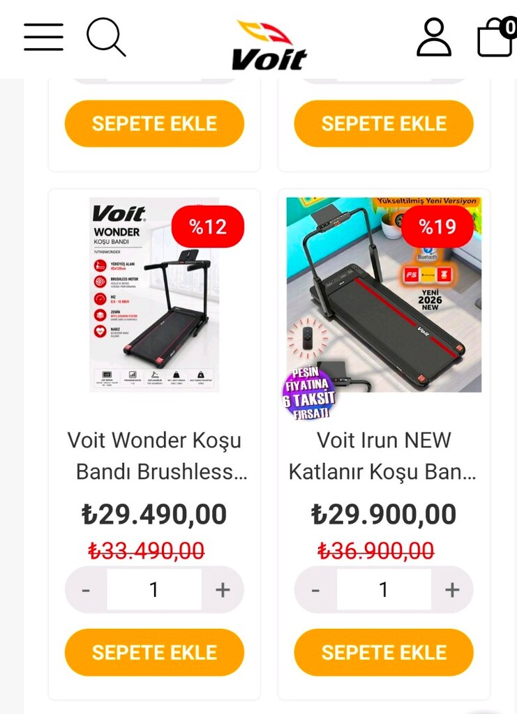 Voit I-Run Smart Katlanır Koşu Bandı - 5
