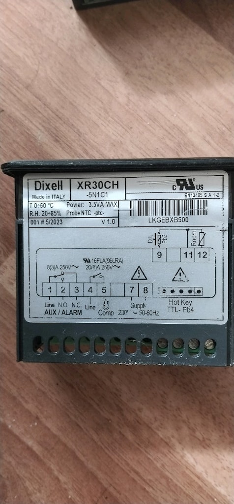 Soğutma termostat dijital ayar paneli kontrol paneli,evco dixell carel - 7