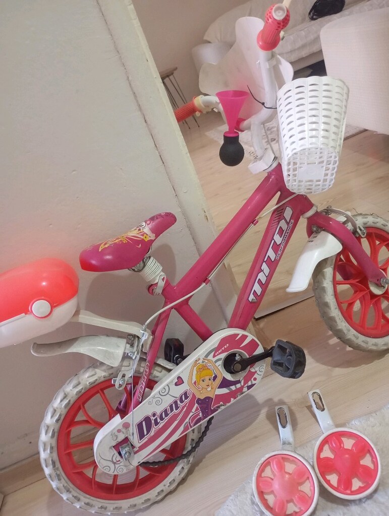 pembe kız çocuk bisiklet - 6