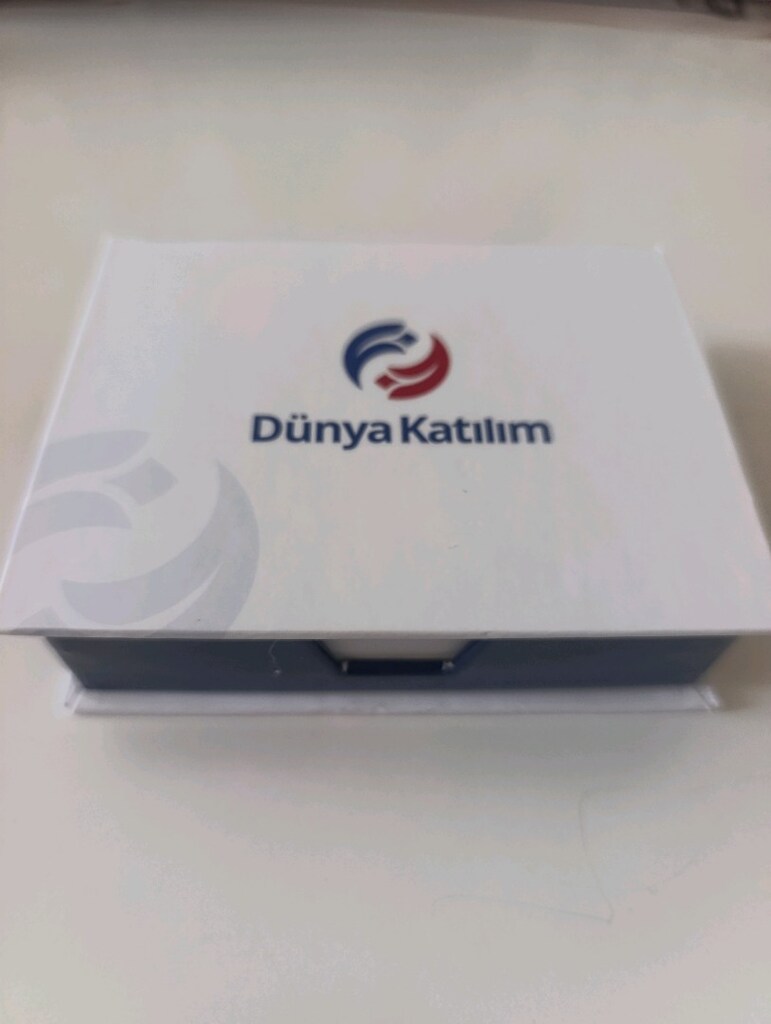 Dünya Katılım Bankası Post itli notluk sıfır ürün - 2