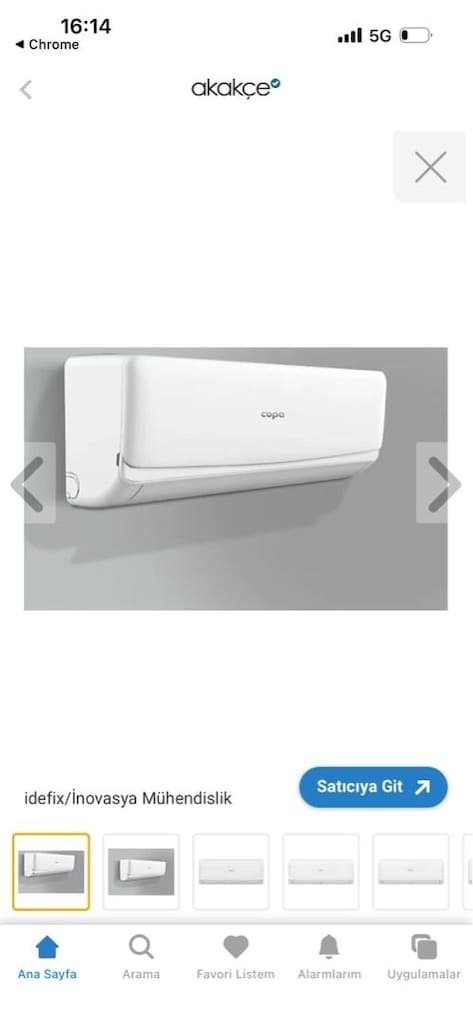 Copa 12000 btu Klima