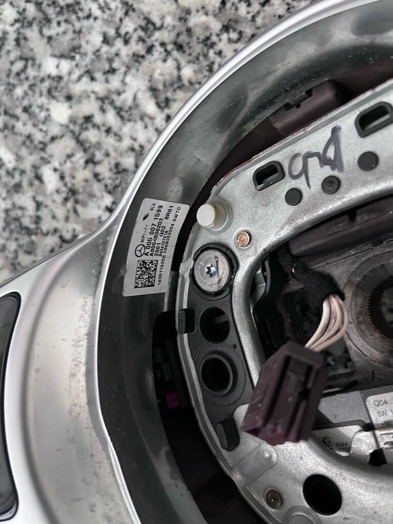 MERCEDES ORJINAL DIREKSIYON AİRBAG KAPAGI YOK TAKAS OLUE - 3