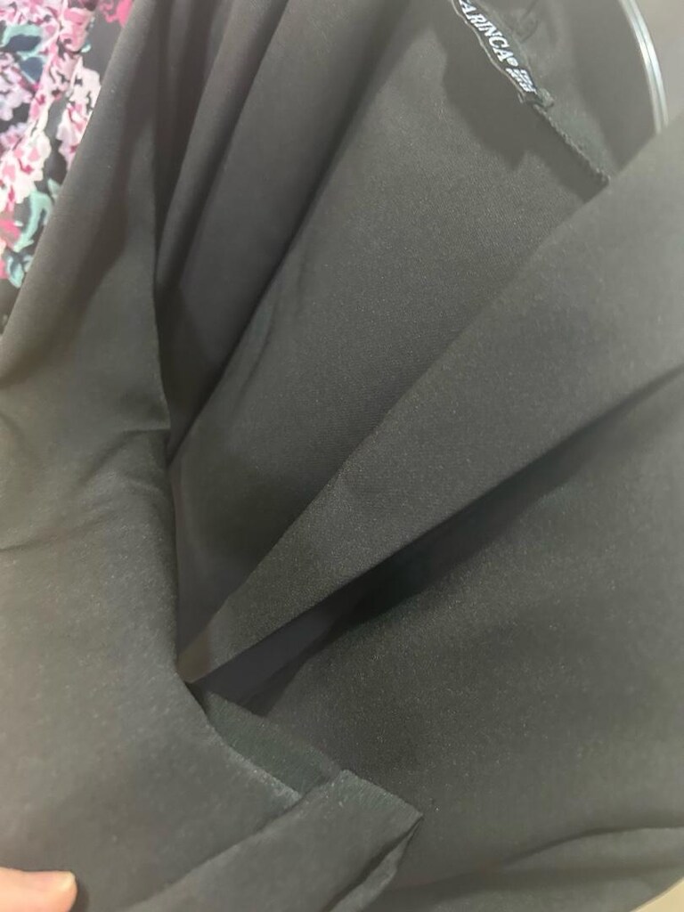 Siyah Uzun Kollu Minimal Blazer - 9