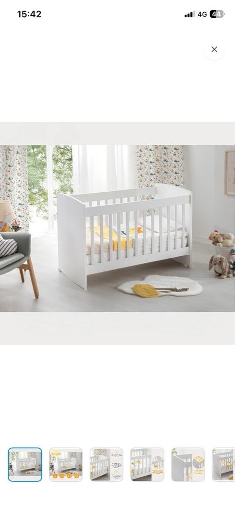 Ahşap bebek beşiği yatak hediye - 7