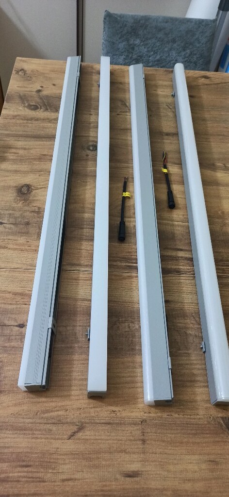 RGBW lineer led , dmx 512 rgbw lineer led , kayan led armatür , DMX512 - 10
