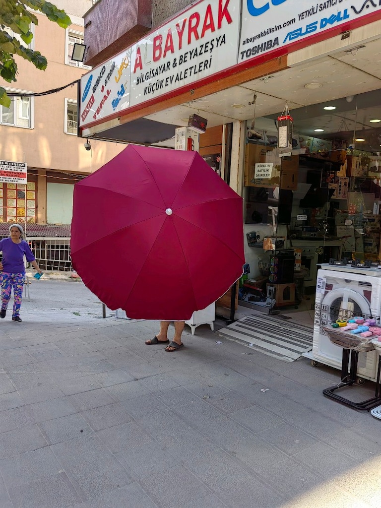 DEV KAMPANYA YERLİ ÜRETİM PLAJ ŞEMSİYESİ 200CM KALIN KUMAŞ A KALİTE - 3