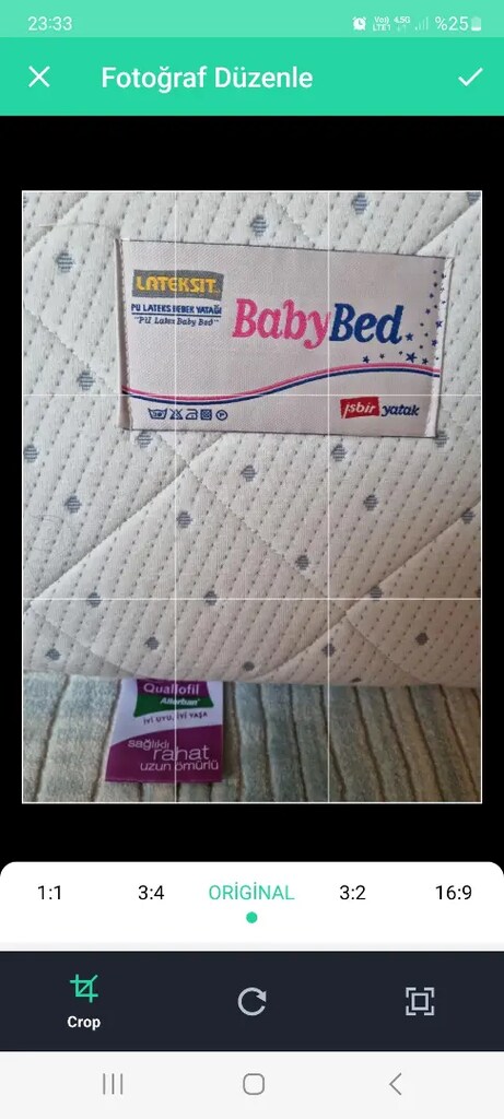 İşbir yatak anti alerjen bebek yatak 70x130x12 - 2