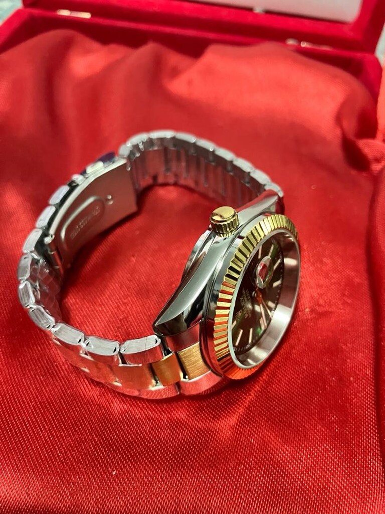 Rolex Oyster Perpetual Datejust Yeşil yarı otomatik erkek saat… - 6