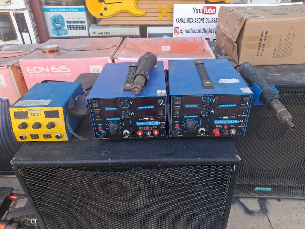 Yihua 853D 3A Havya ve Sıcak Hava İstasyonu 2 ADETİ - 10.000 TL - 2
