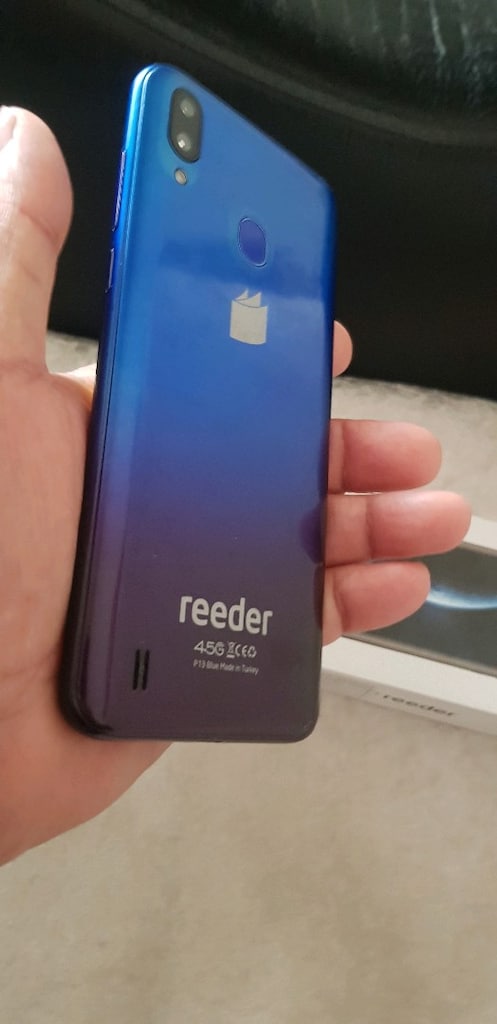 REEDER p13 bulue sıfır gibi tertemiz kılıfı var - 10