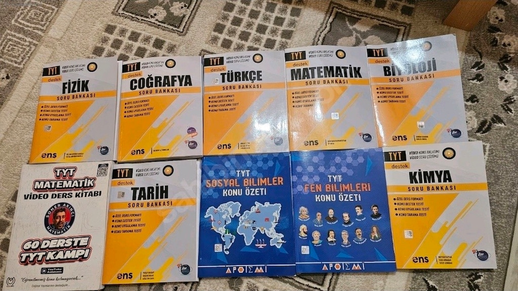 ACİL SATILIK 10 Adet TYT Kitabı Kapakları bile açılmadı