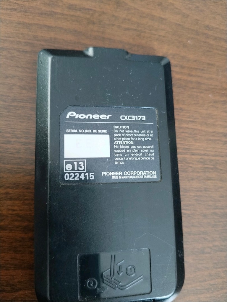 Pioneer kumanda - 2