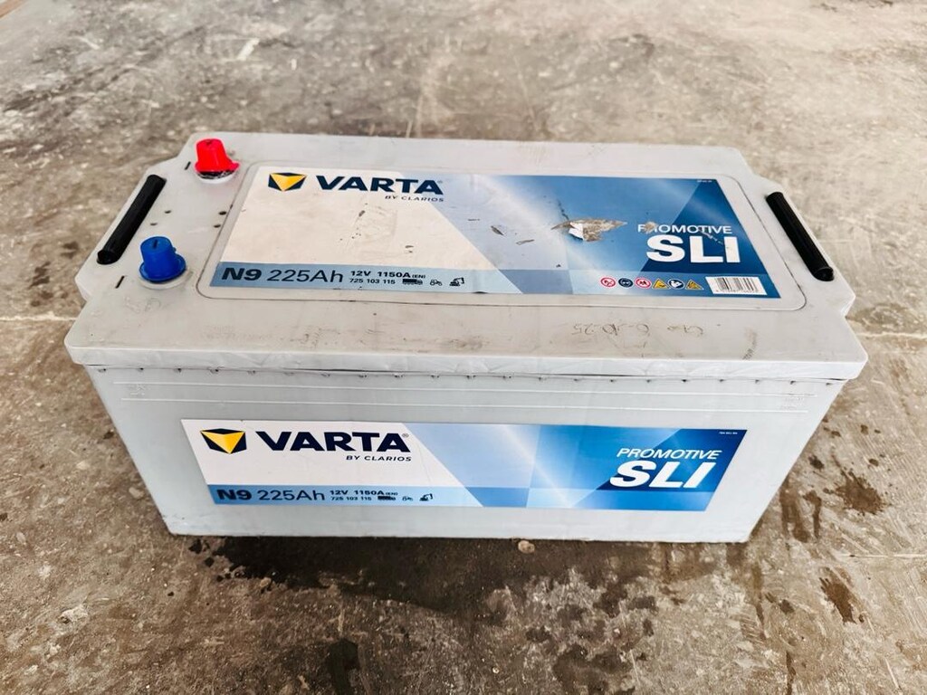 12v 225 AMPER ÇIKMA VARTA AKÜ.!! 2025 Yeni Üretim.!! - 2