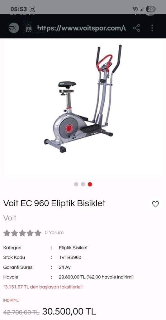 eliptik bisiklet