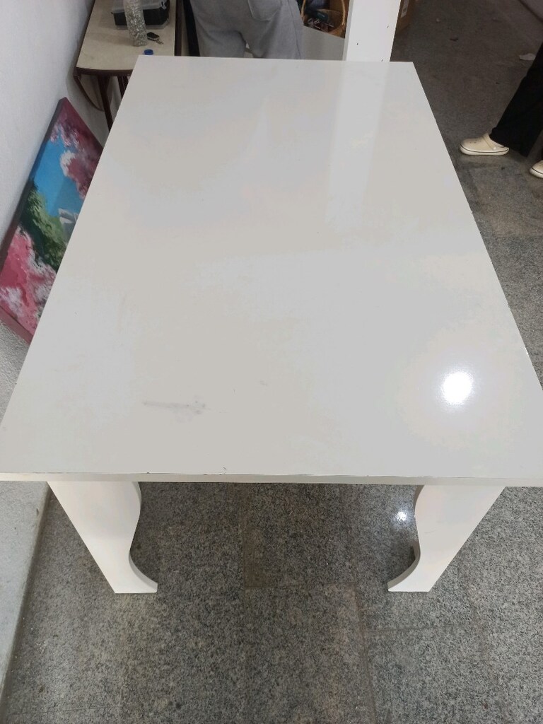 büyük açılabilir beyaz yemek masası - 3