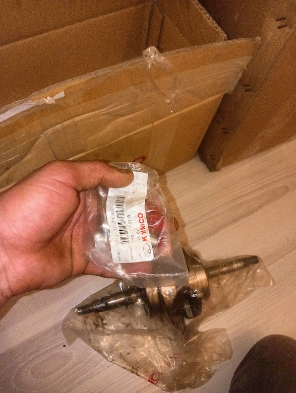 Kymco xciting 250 krank piston - 6