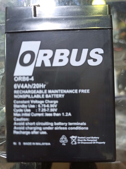 6volt 4amp Akü