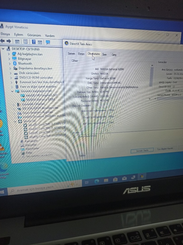 Asus İ5 Laptop - 7