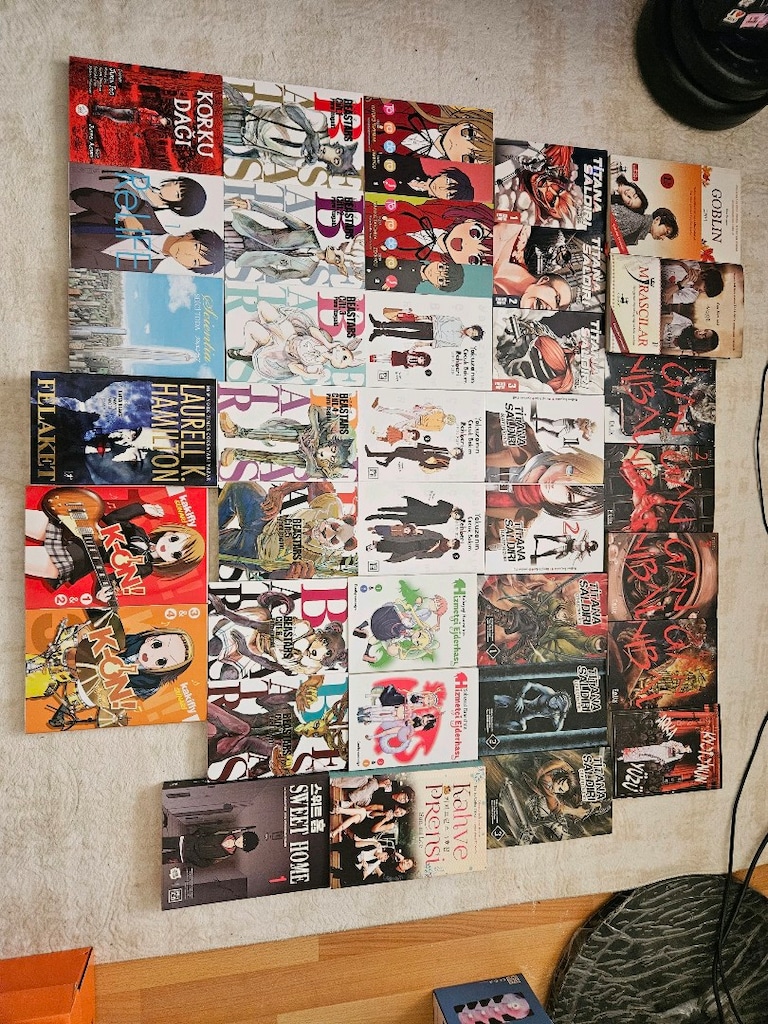 MANGA KİTAP KOLEKSİYONU AYRI SATIŞ İMKANI MEVCUTTUR!