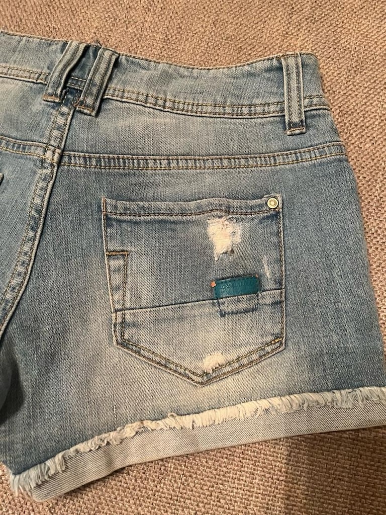 PULL&BEAR 36 BEDEN DÜŞÜK BEL MİNİ ŞORT - 4