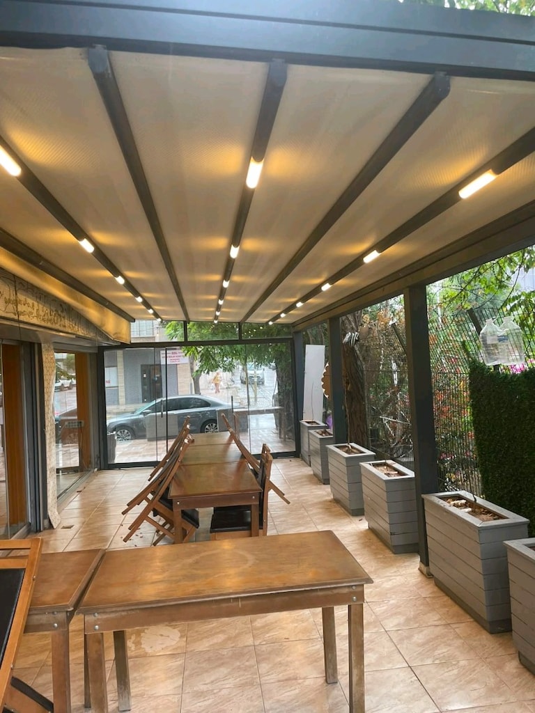 BAHÇE RESTORAN PERGOLA SİSTEMİ - 4